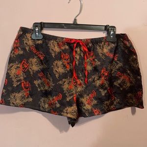 Japenese Dragon Coca Cola Logo Pajama shorts Large